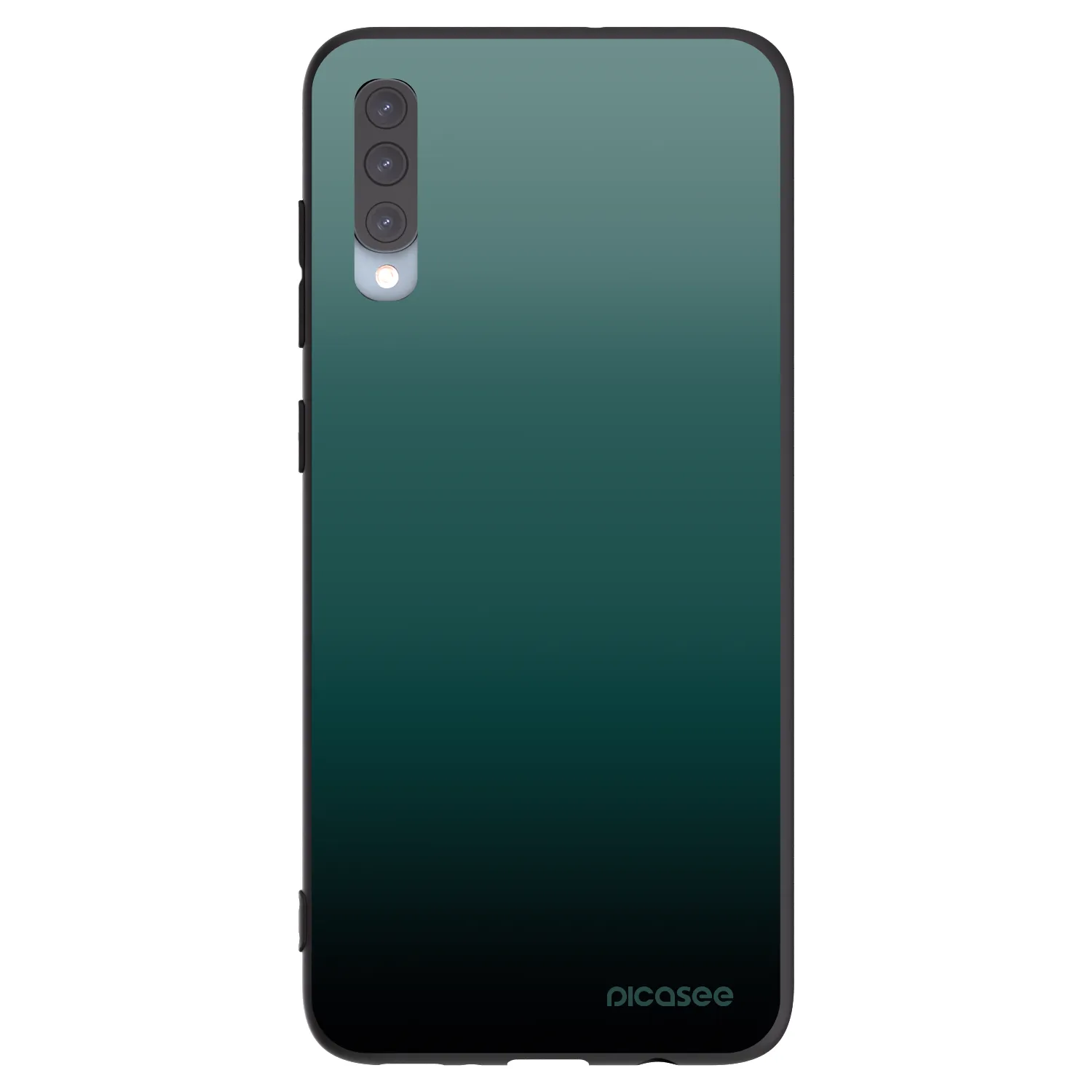 Picasee silikonový černý obal pro Samsung Galaxy A70 A705F - Verdant Fade