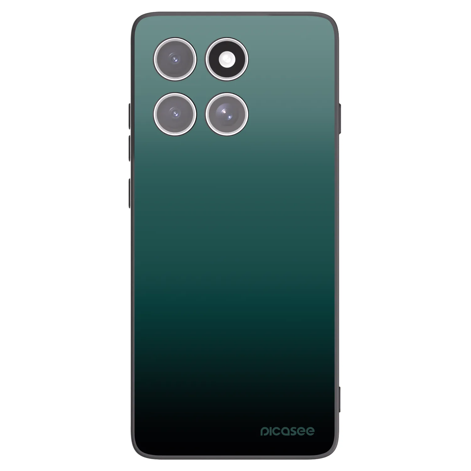 Picasee silikonový černý obal pro Motorola Edge 60 Pro - Verdant Fade