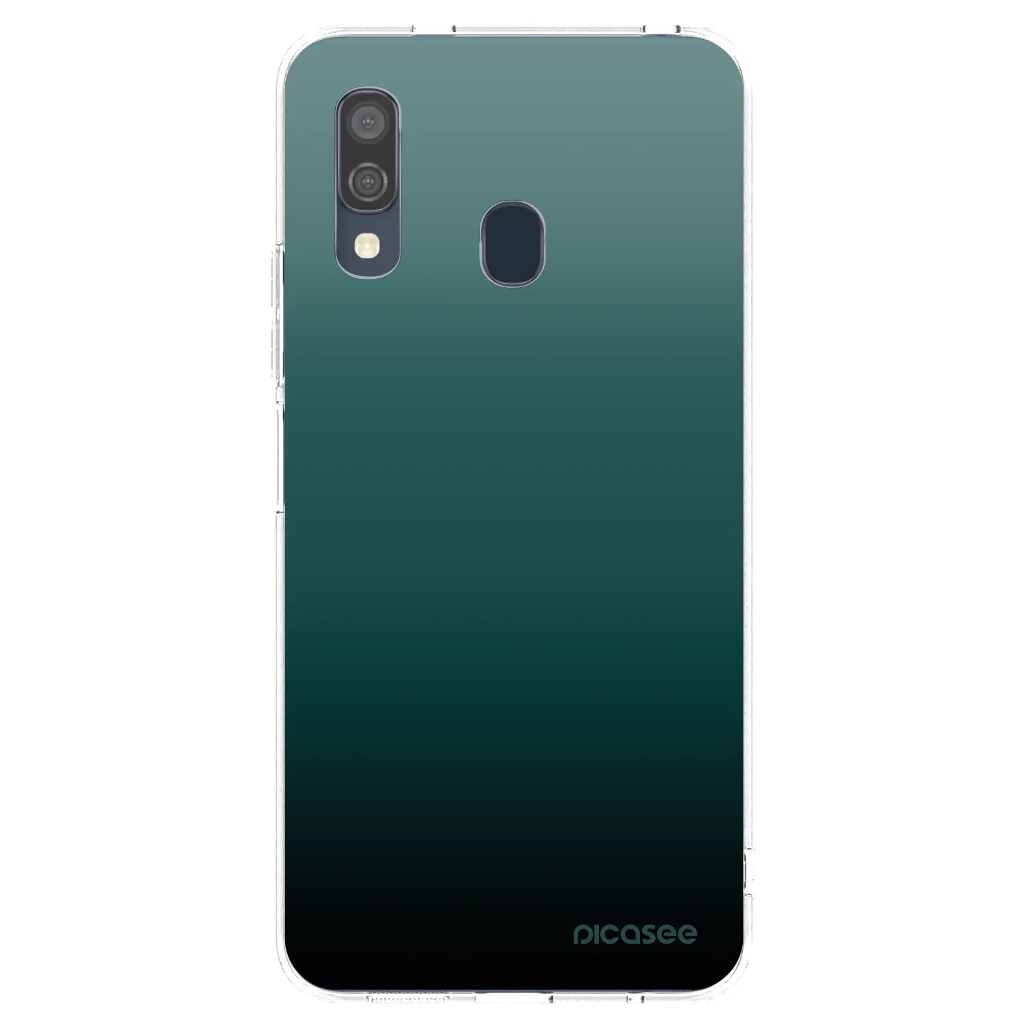 Picasee silikonový průhledný obal pro Samsung Galaxy A40 A405F - Verdant Fade