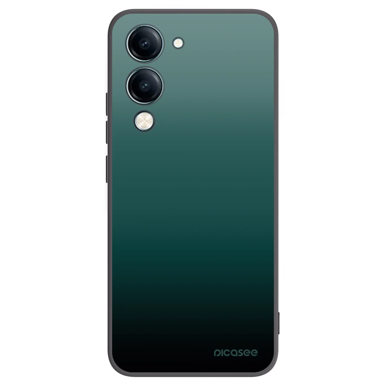 Picasee silikonový černý obal pro Vivo Y29s 5G - Verdant Fade