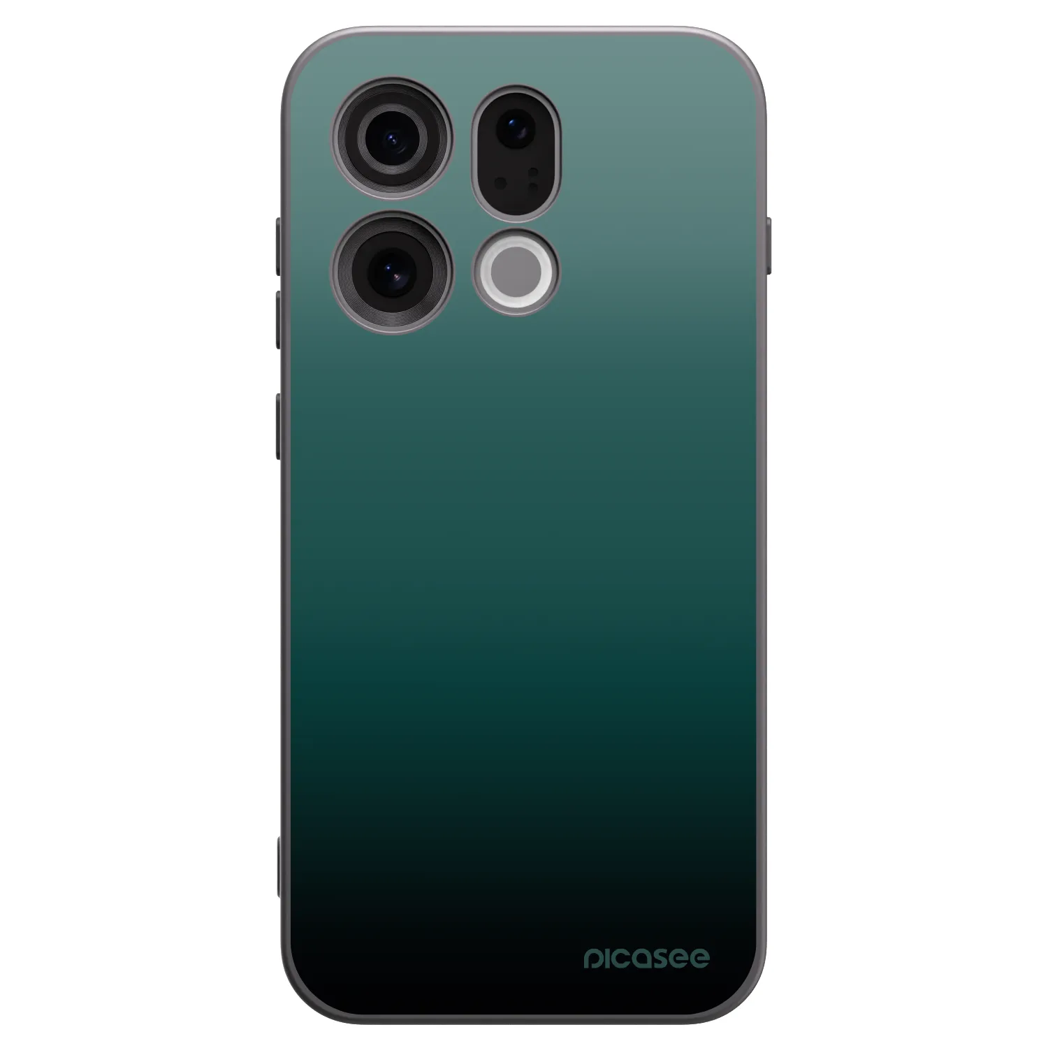 Picasee silikonový černý obal pro OPPO Find X9 - Verdant Fade