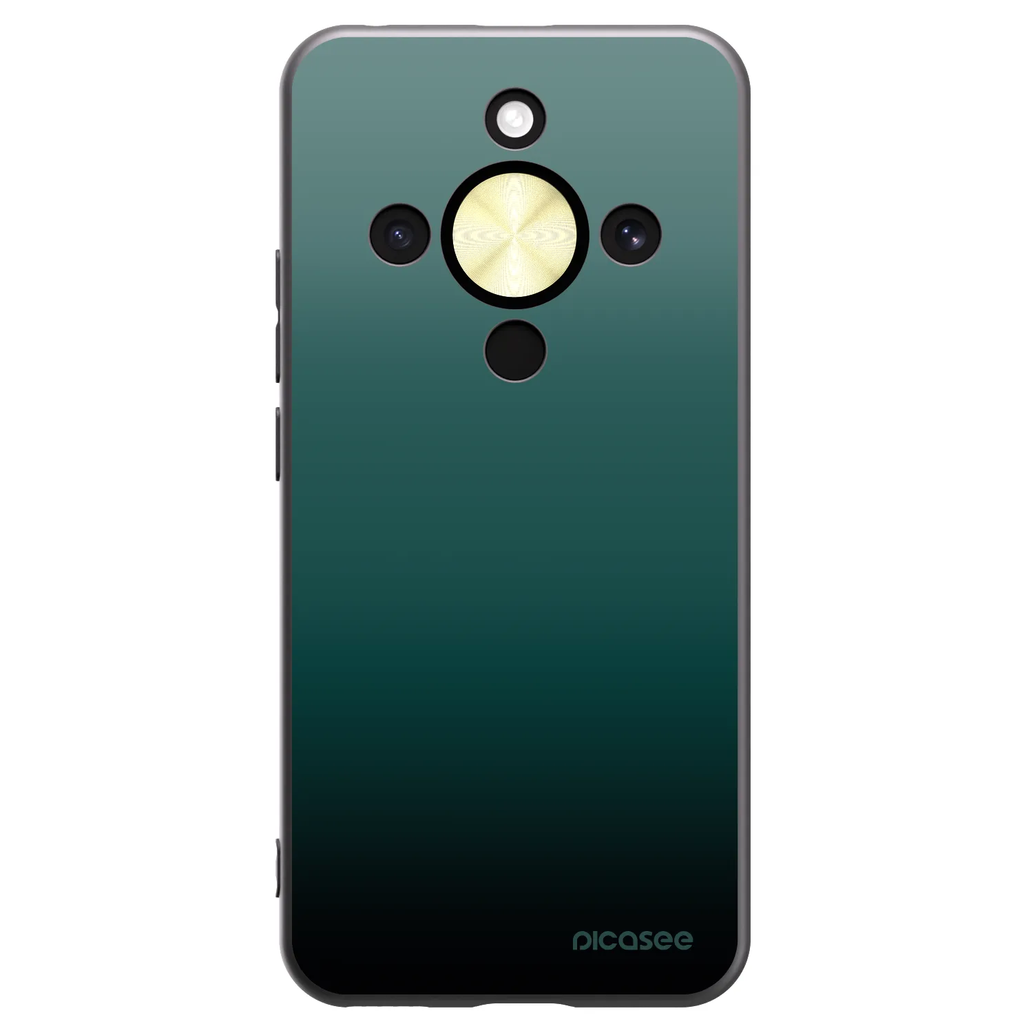 Picasee silikonový černý obal pro Honor Magic8 Lite 5G - Verdant Fade