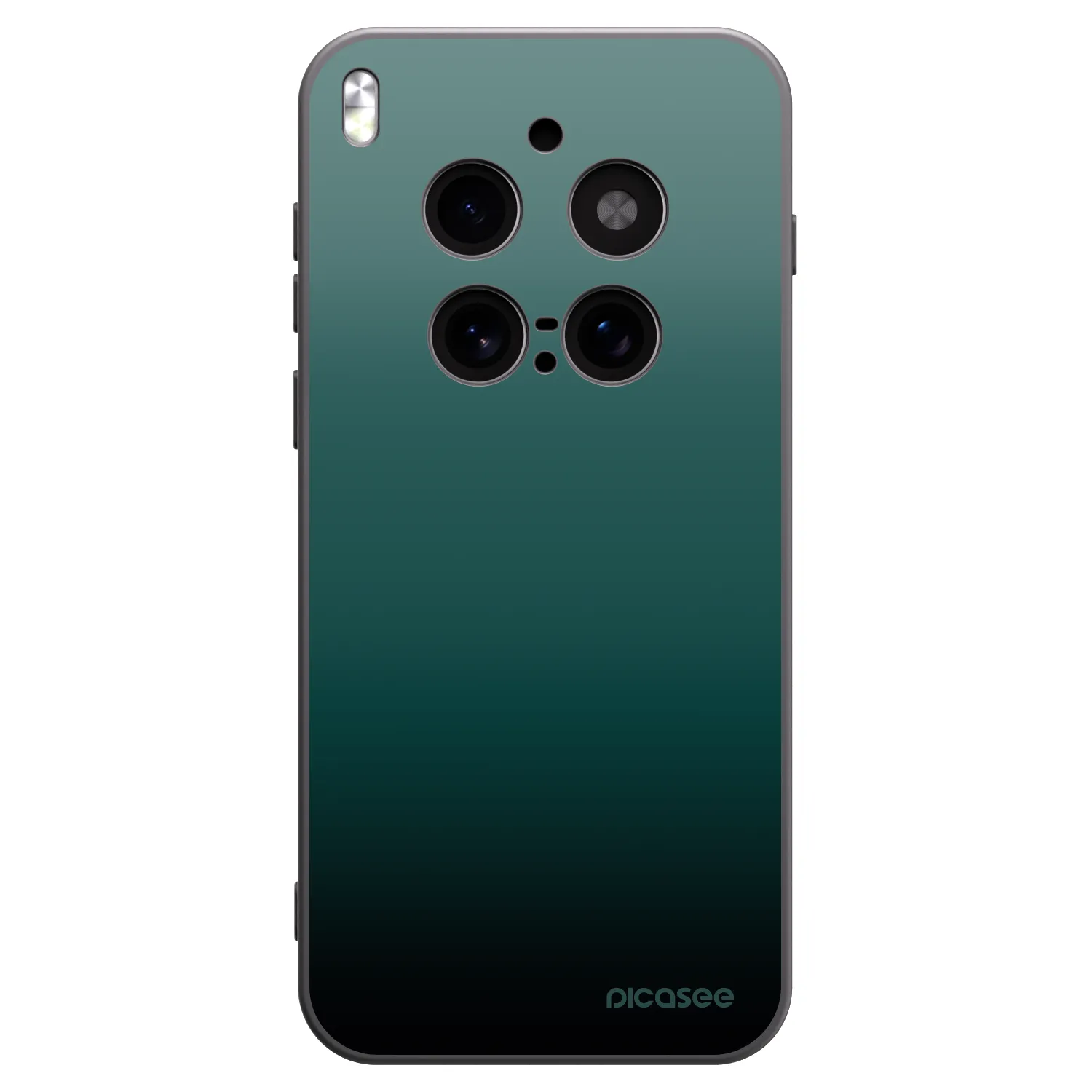 Picasee silikonový černý obal pro Vivo X300 Pro - Verdant Fade