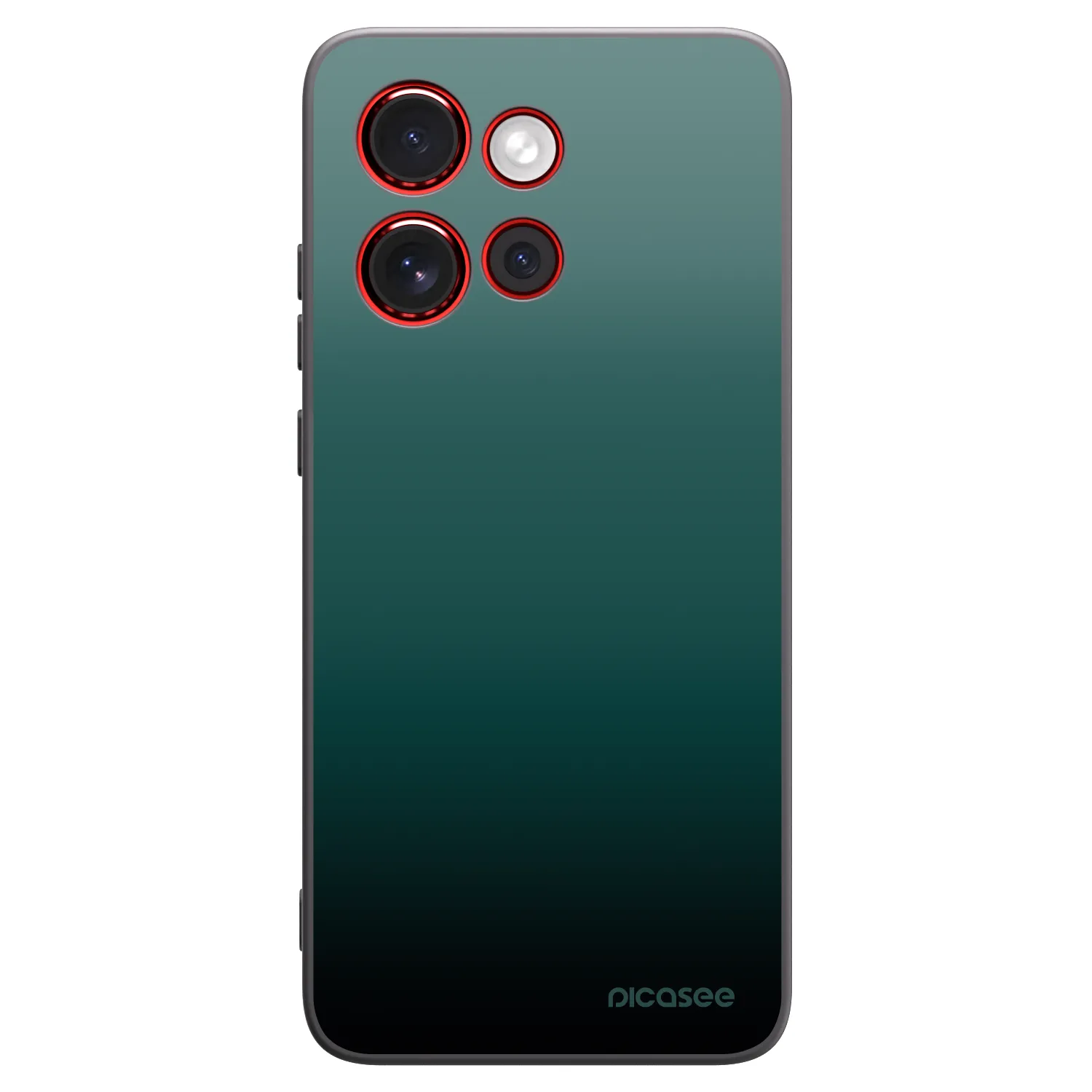 Picasee silikonový černý obal pro Motorola Edge 60 Neo 5G - Verdant Fade