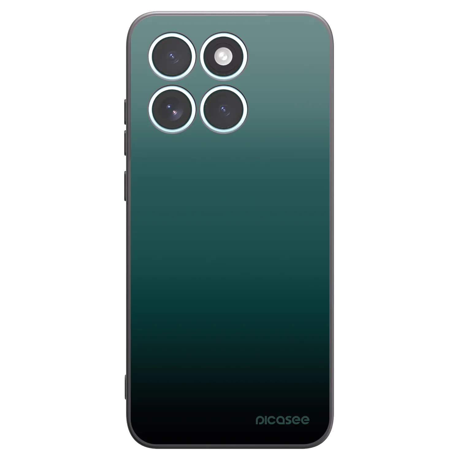 Picasee silikonový černý obal pro Motorola Edge 70 Fusion - Verdant Fade