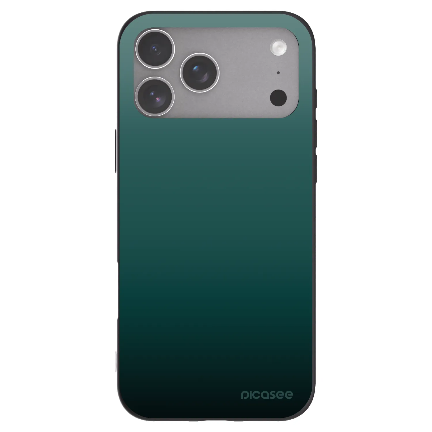 Picasee silikonový černý obal pro Apple iPhone 18 Pro Max - Verdant Fade