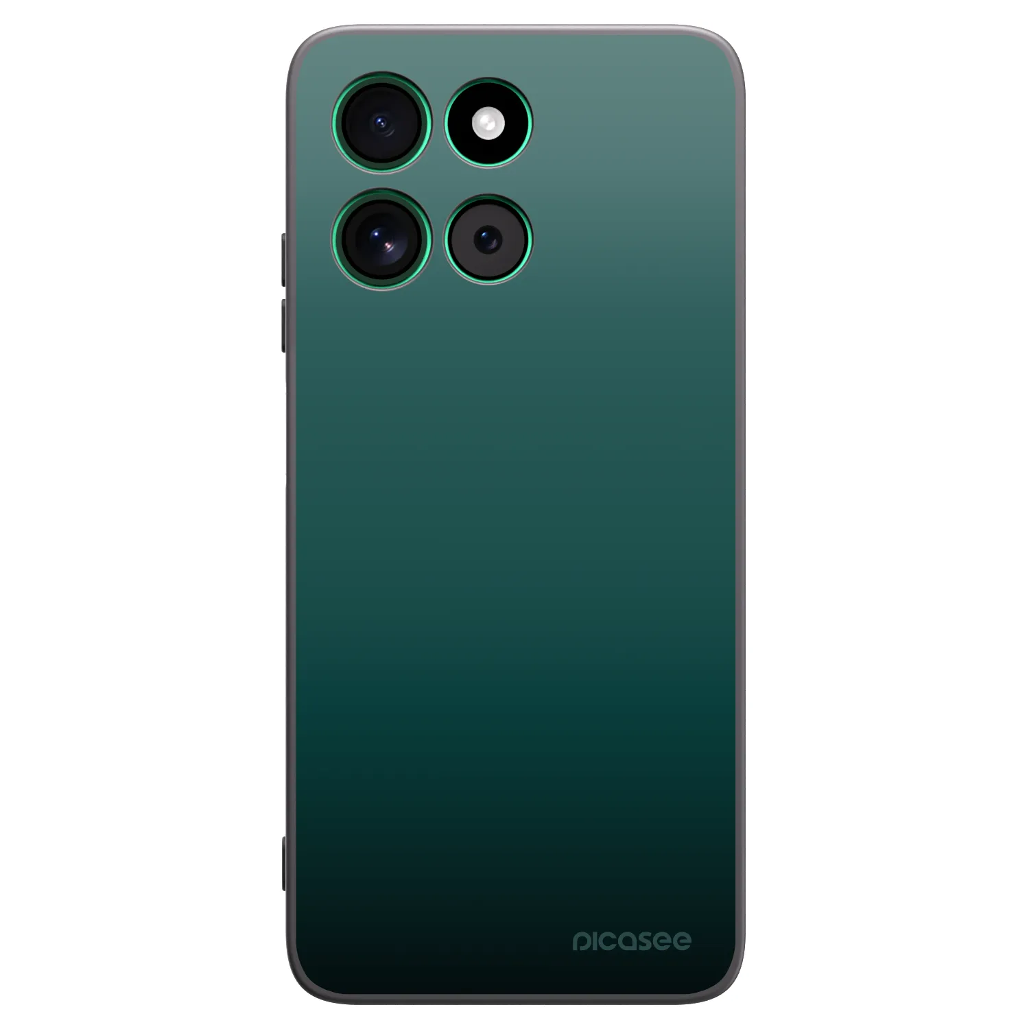 Picasee silikonový černý obal pro Motorola Moto G57 Power - Verdant Fade