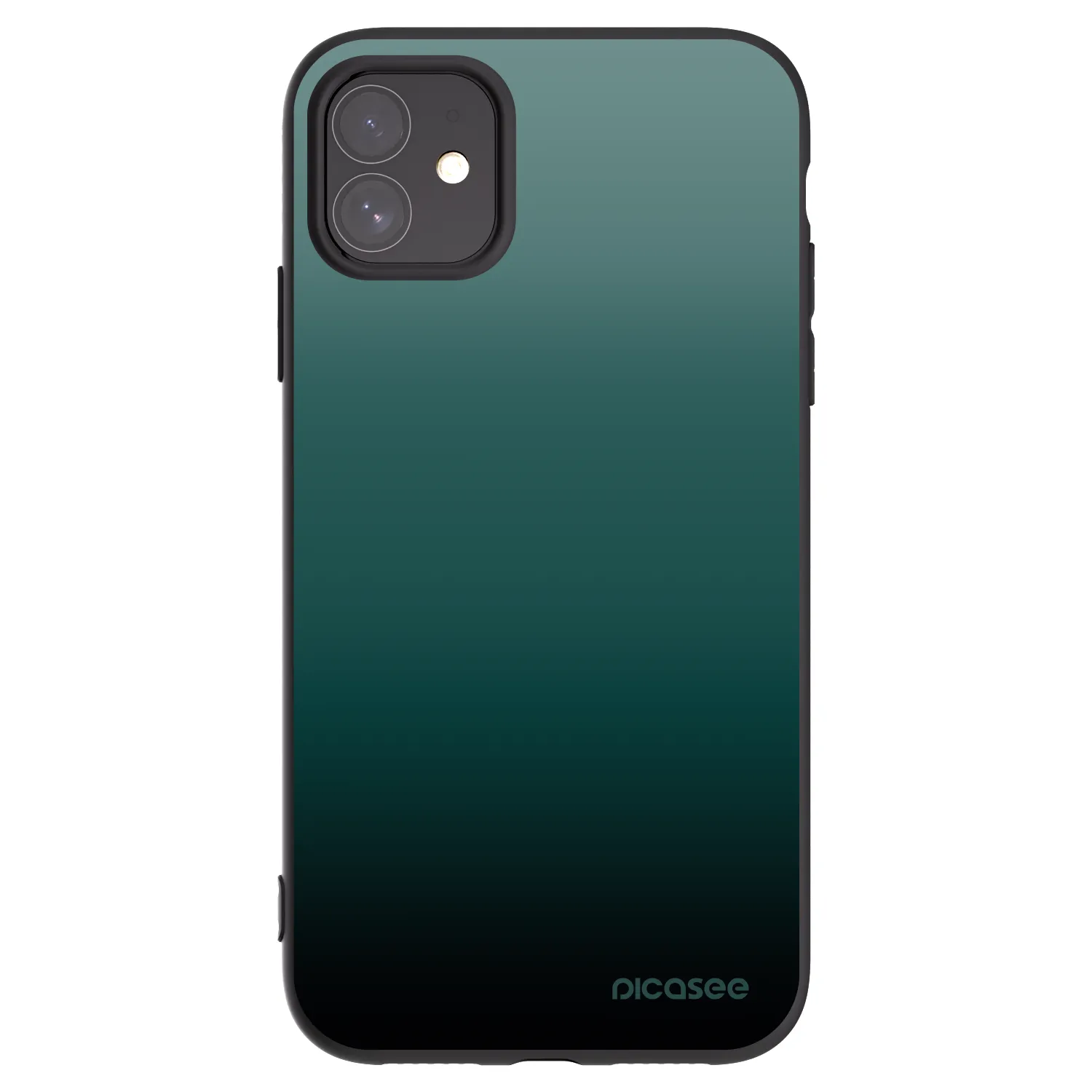 Picasee silikonový černý obal pro Apple iPhone 11 - Verdant Fade