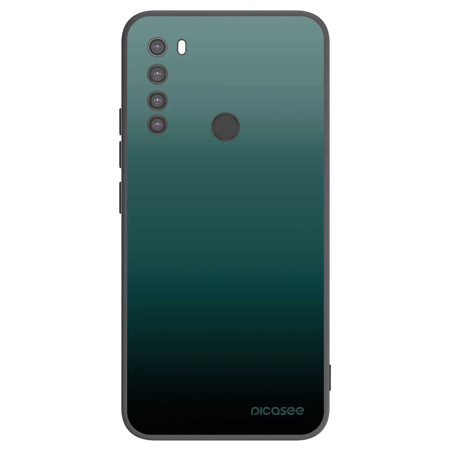 Picasee silikonový černý obal pro Xiaomi Redmi Note 8 - Verdant Fade
