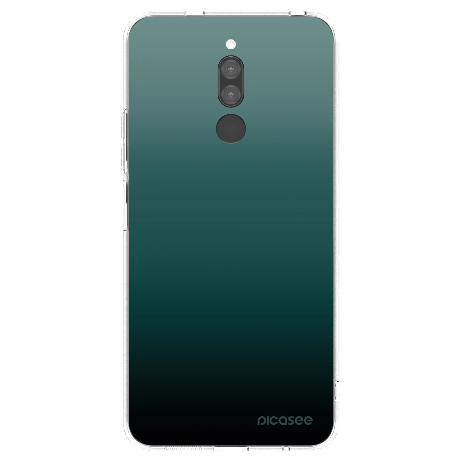 Picasee silikonový průhledný obal pro Xiaomi Redmi 8 - Verdant Fade