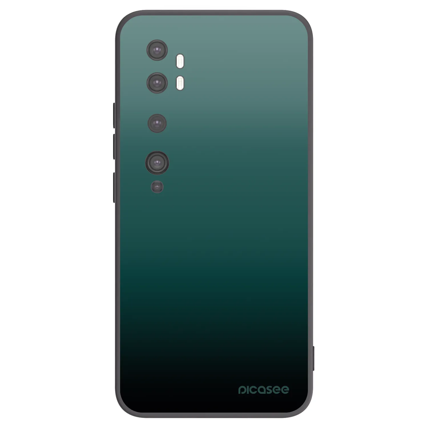 Picasee silikonový černý obal pro Xiaomi Mi Note 10 (Pro) - Verdant Fade