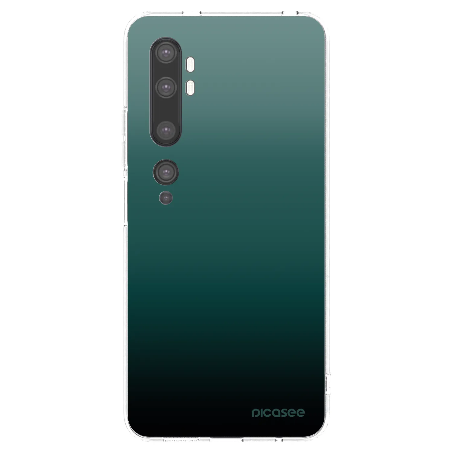 Picasee silikonový průhledný obal pro Xiaomi Mi Note 10 (Pro) - Verdant Fade