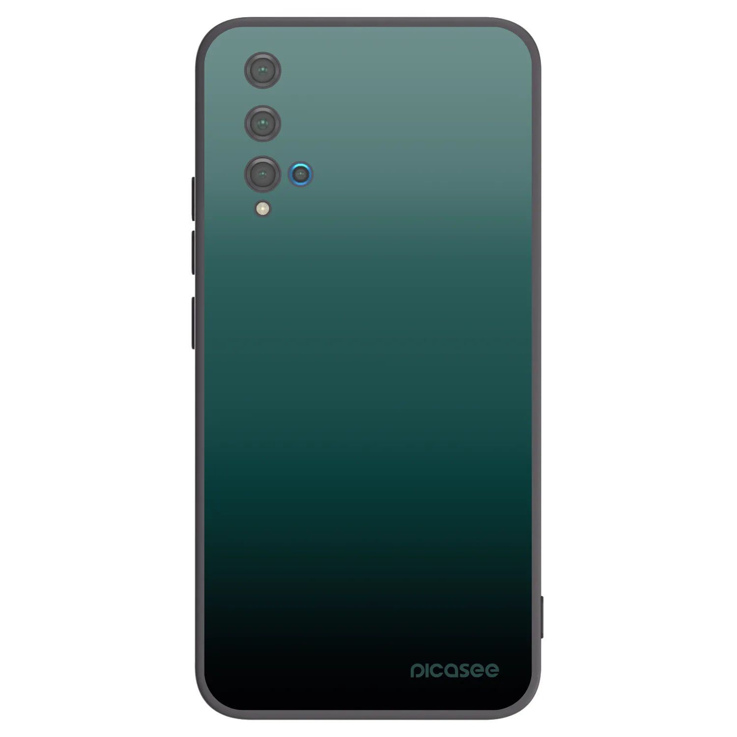 Picasee silikonový černý obal pro Huawei Nova 5T - Verdant Fade