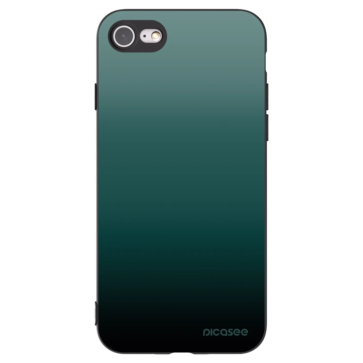 Picasee silikonový černý obal pro Apple iPhone SE 2020 - Verdant Fade