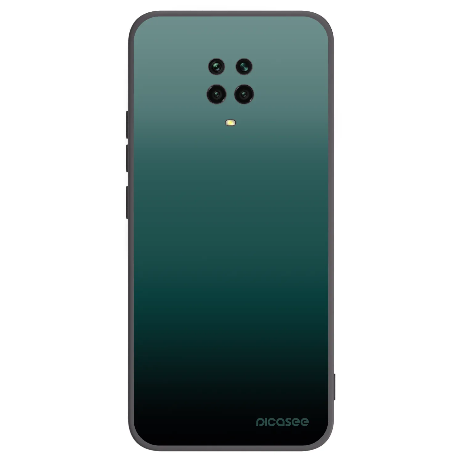 Picasee silikonový černý obal pro Xiaomi Redmi Note 9S - Verdant Fade