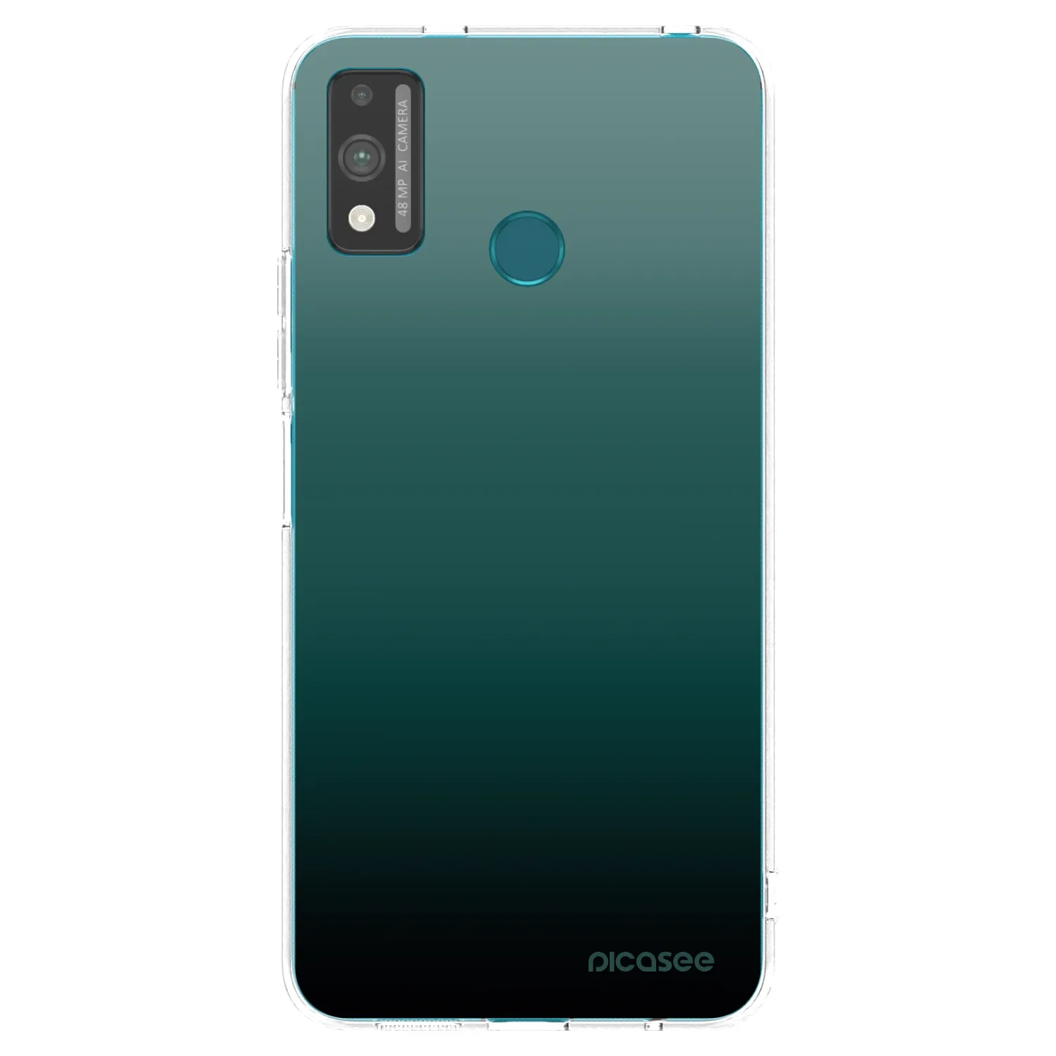 Picasee silikonový průhledný obal pro Honor 9X Lite - Verdant Fade