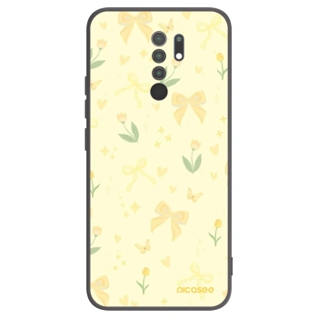 Picasee silikonový černý obal pro Xiaomi Redmi 9 - Honey Blossom