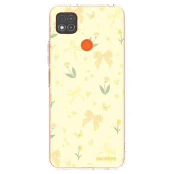 Picasee silikonový průhledný obal pro Xiaomi Redmi 9C - Honey Blossom