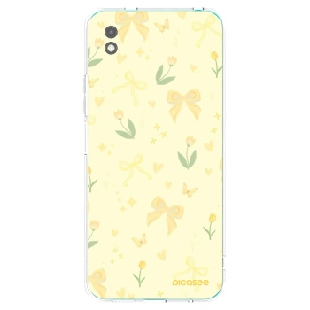 Picasee silikonový černý obal pro Xiaomi Redmi 9A - Honey Blossom
