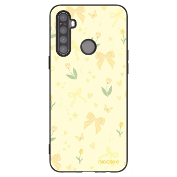 Picasee silikonový černý obal pro Realme 5 - Honey Blossom