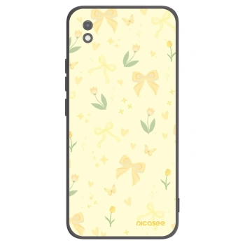 Picasee silikonový černý obal pro Xiaomi Redmi 9AT - Honey Blossom