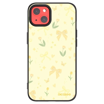 Picasee silikonový černý obal pro Apple iPhone 13 - Honey Blossom