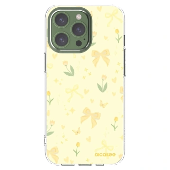 Picasee silikonový průhledný obal pro Apple iPhone 13 Pro - Honey Blossom