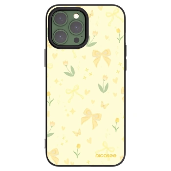 Picasee silikonový černý obal pro Apple iPhone 13 Pro Max - Honey Blossom