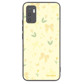 Picasee silikonový černý obal pro Xiaomi Redmi Note 10 5G - Honey Blossom