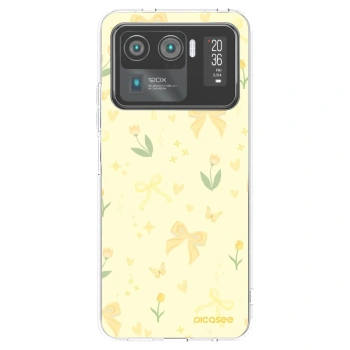 Picasee silikonový průhledný obal pro Xiaomi Mi 11 Ultra - Honey Blossom
