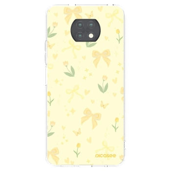 Picasee silikonový průhledný obal pro Xiaomi Redmi Note 9T - Honey Blossom