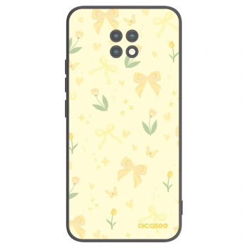 Picasee silikonový černý obal pro Xiaomi Redmi Note 9T - Honey Blossom