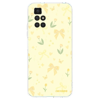 Picasee silikonový průhledný obal pro Xiaomi Redmi 10 - Honey Blossom