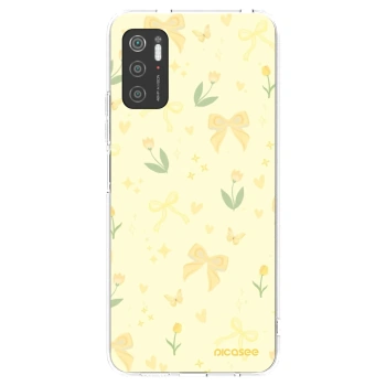 Picasee silikonový průhledný obal pro Xiaomi Poco M3 Pro 5G - Honey Blossom