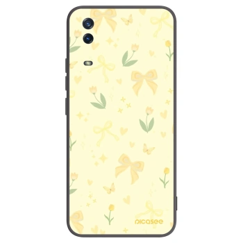 Picasee silikonový černý obal pro Vivo Y11s - Honey Blossom