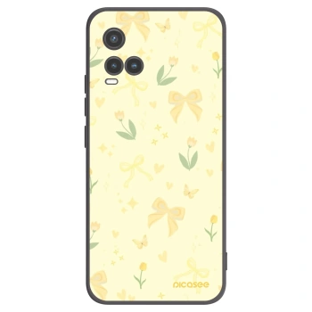 Picasee silikonový černý obal pro Vivo Y33s - Honey Blossom