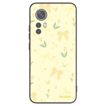 Picasee silikonový černý obal pro Xiaomi 12 - Honey Blossom