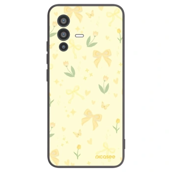Picasee silikonový černý obal pro Vivo V23 5G - Honey Blossom