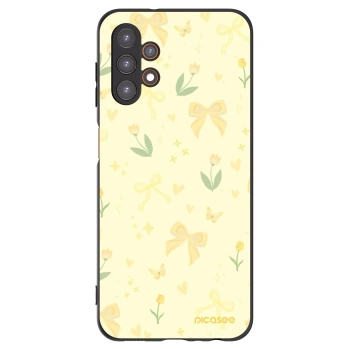 Picasee silikonový černý obal pro Samsung Galaxy A13 4G A135 - Honey Blossom