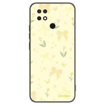 Picasee silikonový černý obal pro Xiaomi Redmi 10C - Honey Blossom