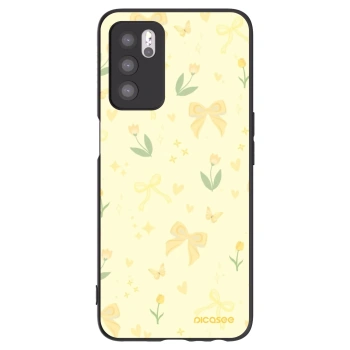 Picasee silikonový černý obal pro OPPO A16s - Honey Blossom