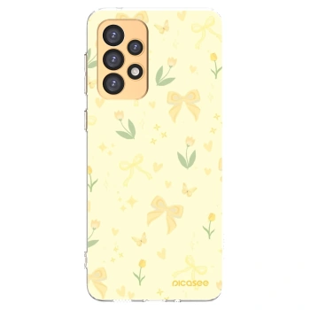 Picasee silikonový průhledný obal pro Samsung Galaxy A33 5G A336 - Honey Blossom
