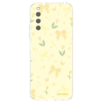 Picasee silikonový průhledný obal pro Sony Xperia 10 IV 5G - Honey Blossom