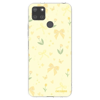 Picasee silikonový průhledný obal pro Realme C21Y - Honey Blossom