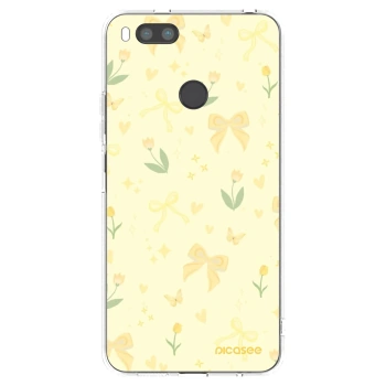 Picasee silikonový průhledný obal pro Xiaomi Redmi A1 - Honey Blossom