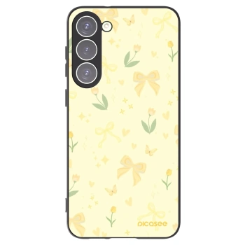 Picasee silikonový černý obal pro Samsung Galaxy S23+ 5G - Honey Blossom