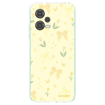 Picasee silikonový průhledný obal pro Xiaomi Poco X5 - Honey Blossom