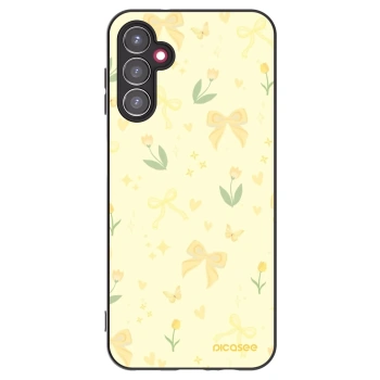 Picasee silikonový černý obal pro Samsung Galaxy A14 5G A146P - Honey Blossom