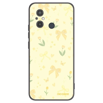 Picasee silikonový černý obal pro Xiaomi Redmi 12C - Honey Blossom