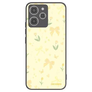 Picasee silikonový černý obal pro Xiaomi Redmi 12 4G - Honey Blossom